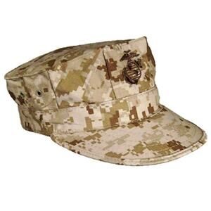 USMC 8-Point Desert Cover Marine Corps Digital Desert Utility Hat-USA Made Sz. S